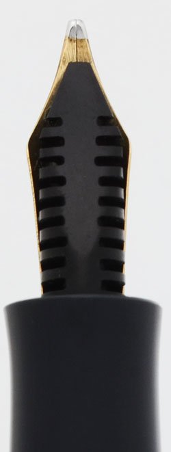 Osmia 223 Fountain Pen (1930s) - Black, Button Filler, 14k